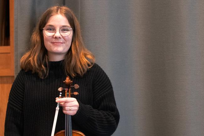 Lisa Hallstensson  student vid musiklärarprogrammet  Musikhögskolan Ingesund