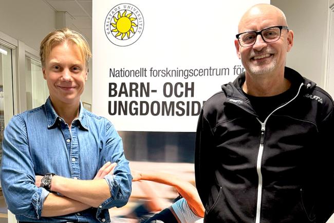Johan Högman och Stefan Wagnsson  docenter i idrottsvetenskap vid Karlstads universitet