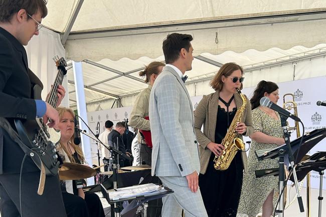 Ingesundsstudenter underhåller på Polarpriset2_2025