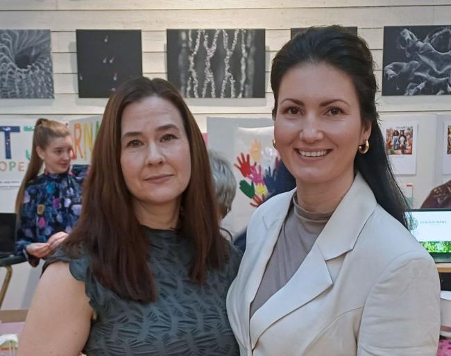 Porträtt av Lovisa Skånfors och Jehona Tahiri-Berg