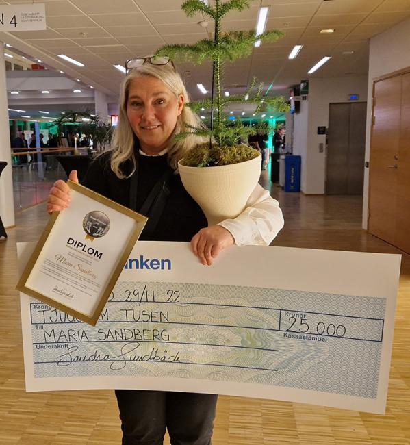 Maria Sandberg får Paper Province Award 2022