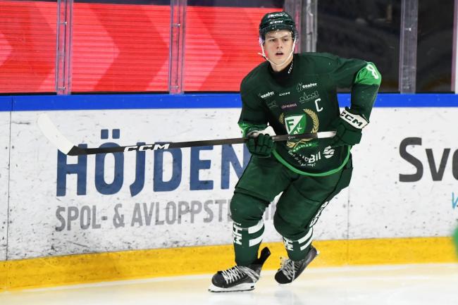 Malte Pihlström_Lagkapten i U20 i Färjestad BK och student vid Kau