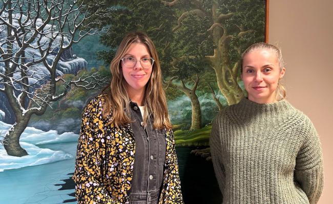 Maria Jonsson och Linda Magnusson  lärare