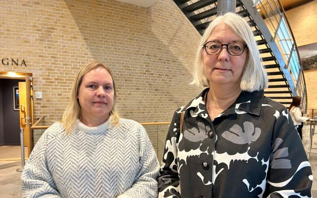 Maria Levander och Karin Johansson  socialarbetare i Karlstads kommun.