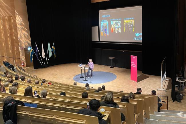 SVT och Live Nation gästföreläste för studenter om sina events på Karlstads universitet