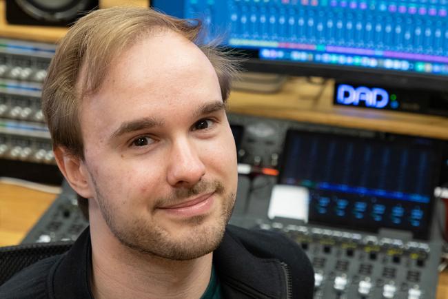 Kevin Larsson_studentintervju 2025_musikproduktionsprogrammet