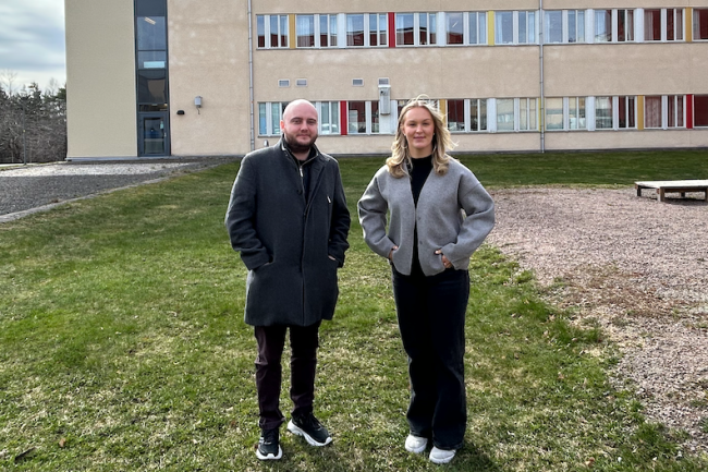 Felix Edrud och Ebba Pettersson