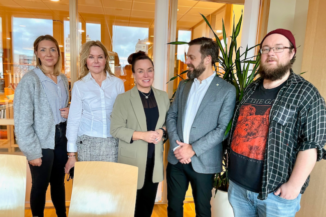 Linda Harkman  Anne-Christine Larsson Ljung  Linda Larsson  Jerker Moodysson och Jonathan Strömberg