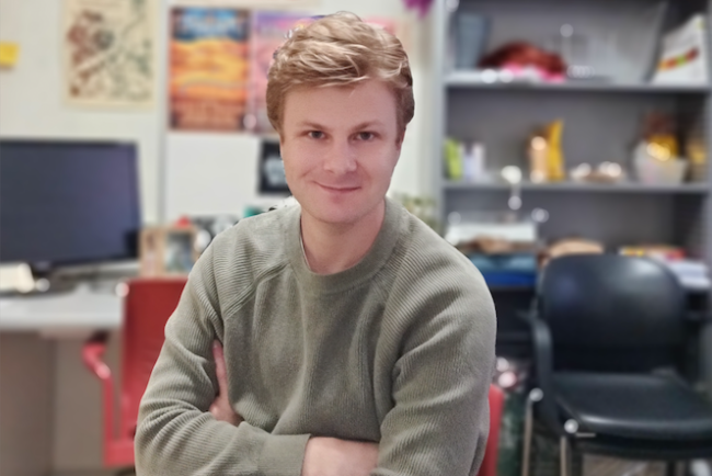 Rickard Nilsson doktorand i engelsk språkvetenskap