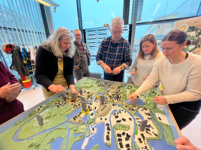 Kommunanställda övar i RiskLab