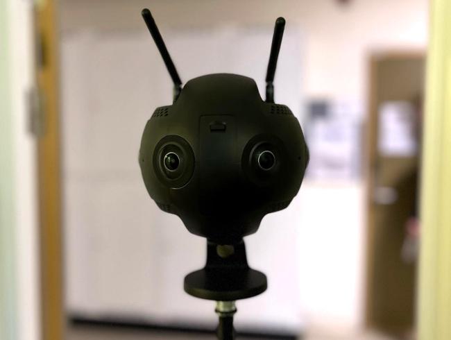 360-kamera som tar bilder för Google