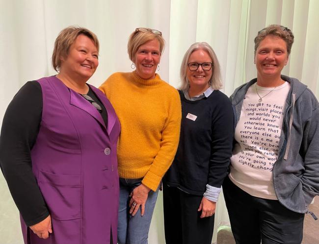 Raija Ikonen Enbacksskolan i Stockholm Monica Evermark RUC Marlene Andersson SOL i Värmland och Cilla Dalén Enbacksskolan i Stockholm.