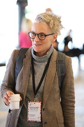 Sara Edenheim, lektor i genusvetenskap och docent i historia vid Umeå universitet, en av deltagarna på konferensen. 
