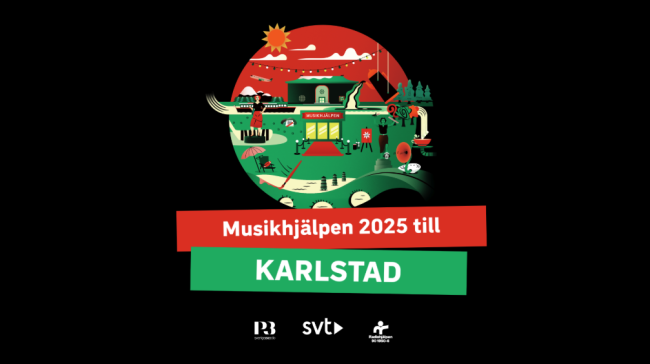 Logotypen för Musikhjälpen och illustration för eventet