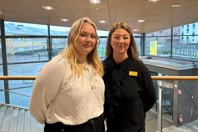 Hilda Kläppe Hellström och Maria Stodne Lidén