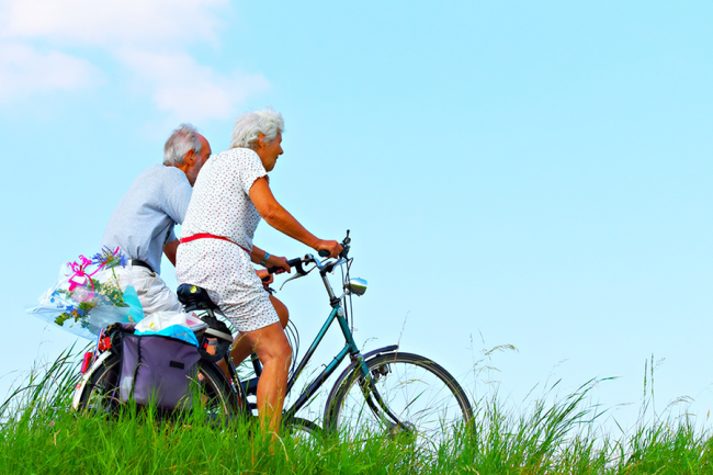 Cyklande pensionärer