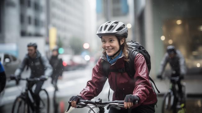 People cycling