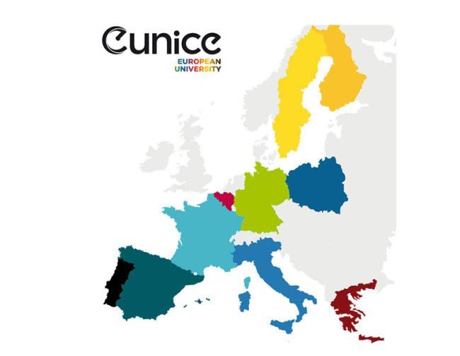 karta som visar alla länder som är med i Eunice