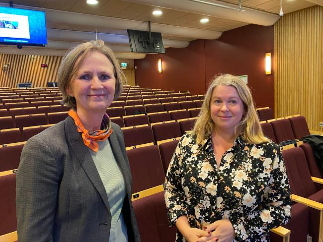 Cecilia Tisell och Emy Gustavsson