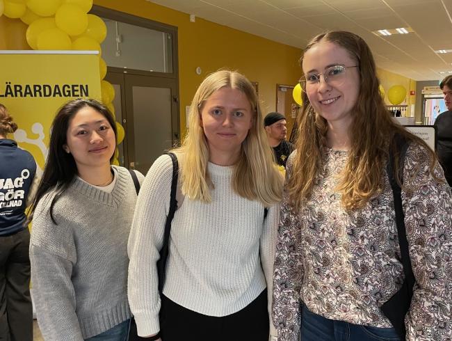 tre studenter