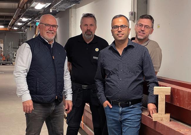 Mikael Perstorper  Lars Pettersson  Ali Mohammadi och Johan Vessby