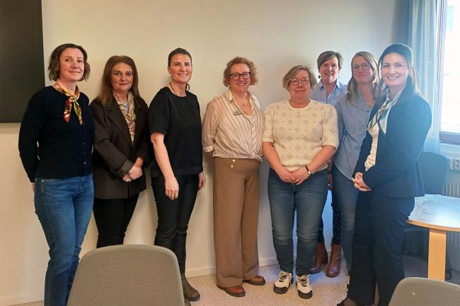 Johanna Amelia Wahlgren  Lillemor Kjellgren  Ebba Hildén  Petra Jonsson  Maud Welin  Monica Evermark  Ingela Schagerberg och Jehona Tahiri-Berg.