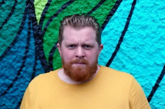 Porträttbild av man