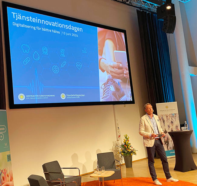 Per Kristensson på scen