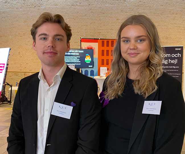 Elvin Sabelström och Nora Johannesson