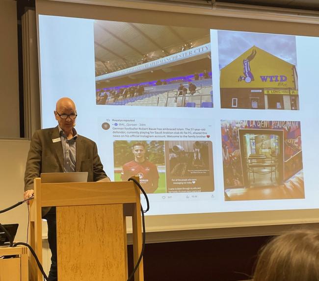 Leif Stenberg föreläser