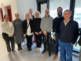Gruppbild besökare Santander