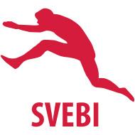 Logotype för Svebi  Svensk Förening för Beteende- och Samhällsvetenskaplig Idrottsforskning
