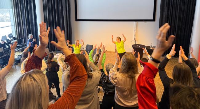 Friskvåren i Värmland har pausgympa på Forum Värmland