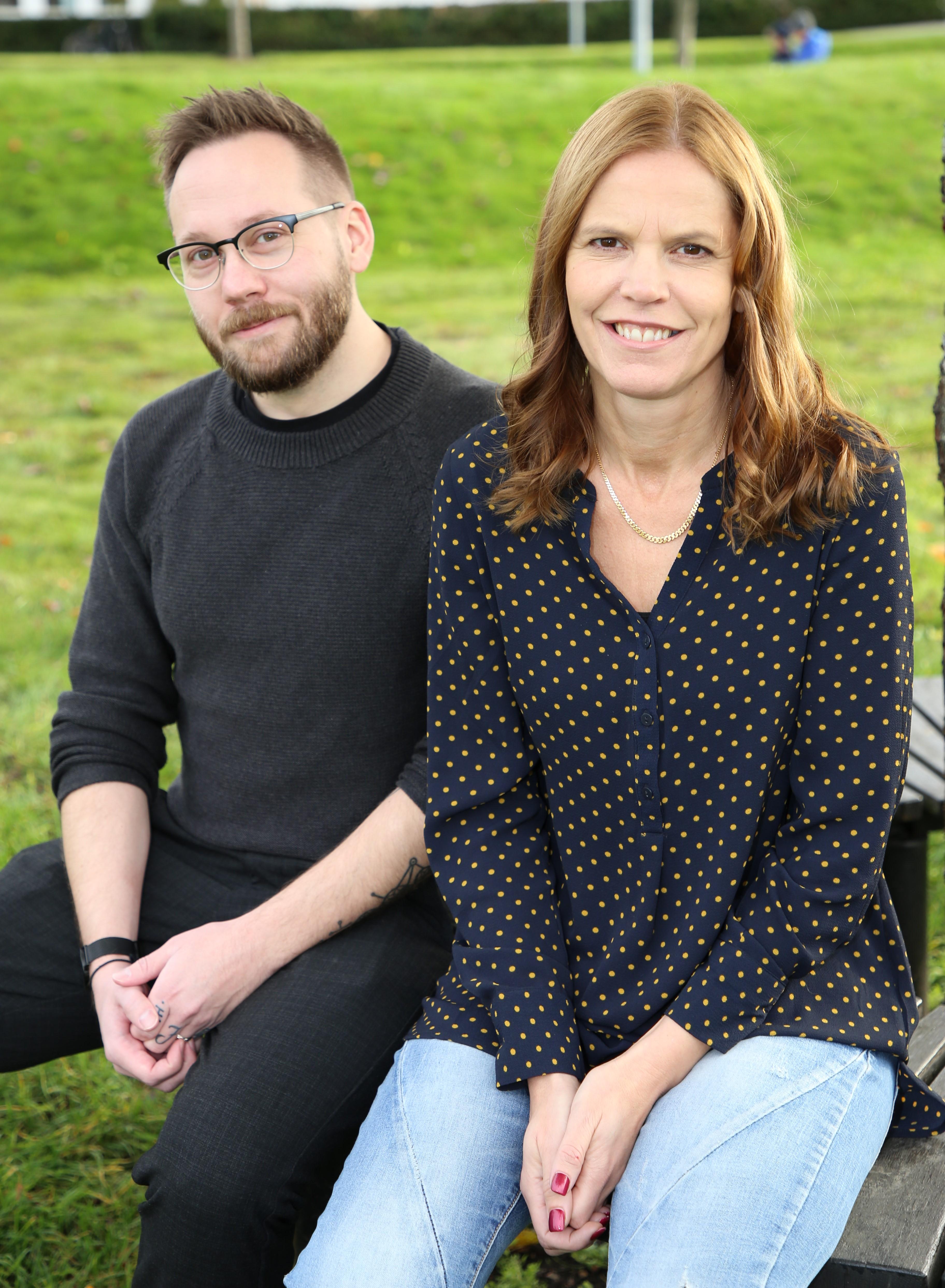 Peter Wikström och Erica Sandlund