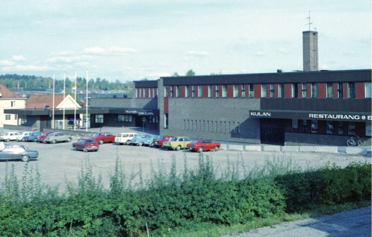 Historisk bild av stålverket i Storfors