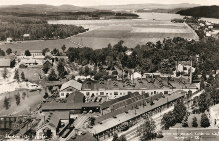 Historisk bild över bruksorten Storfors