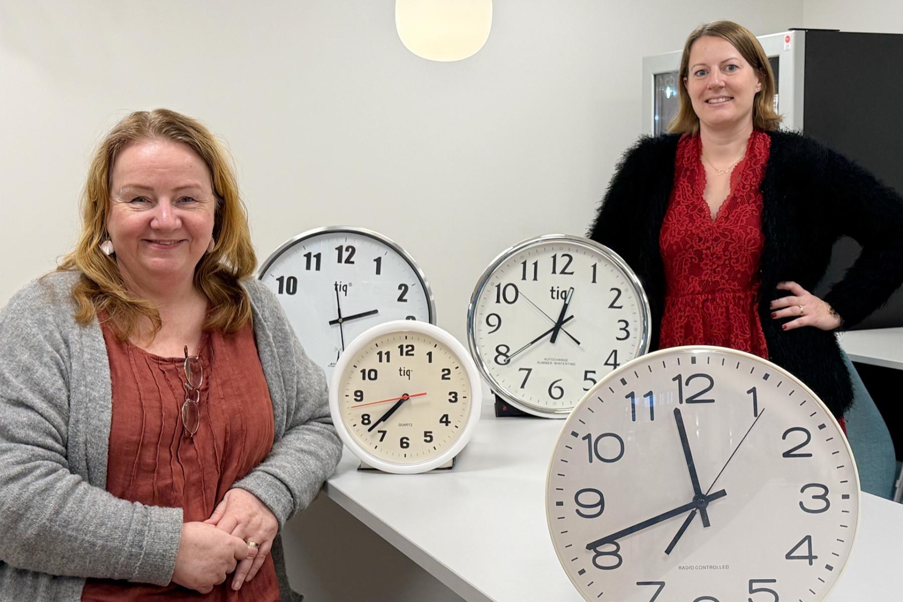 Lena Lid Falkman och Siri Jakobsson Störe