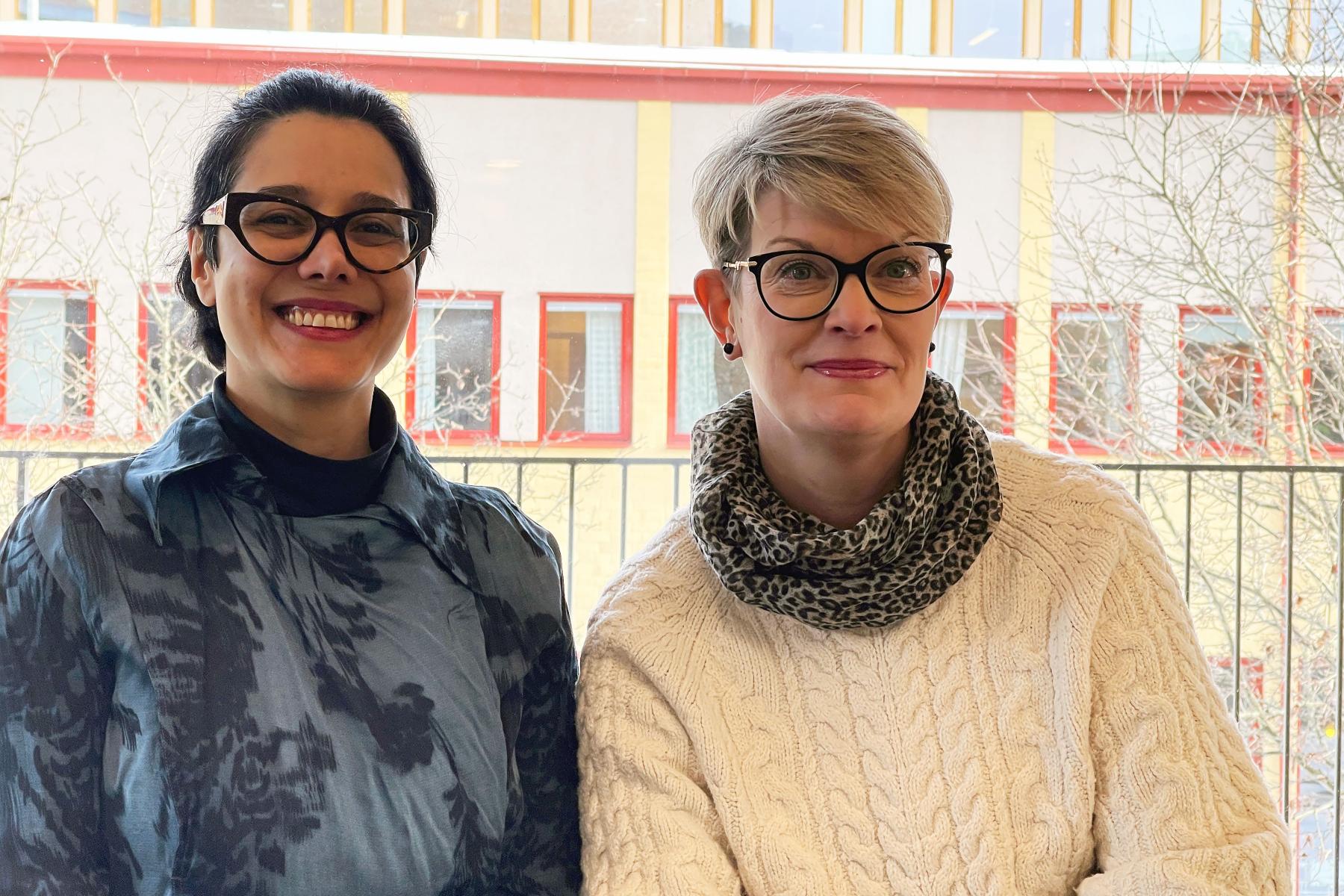 Tara Mehrabi och Annika Rudman